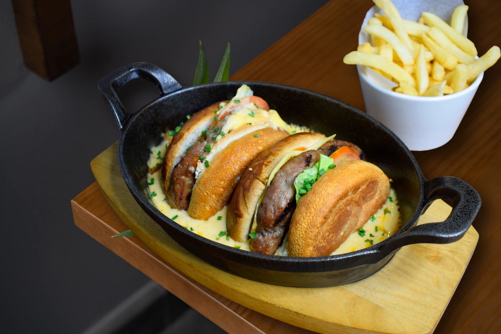 Sizzling Cheese Burger